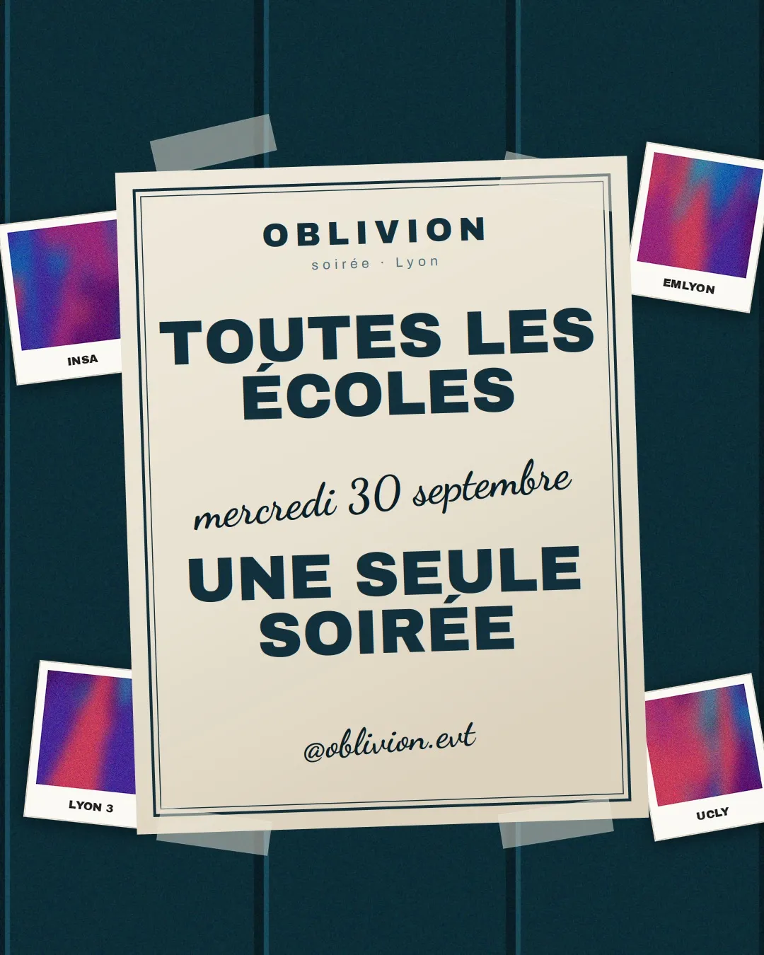 Flyer for OBLIVION 001
